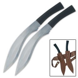 Double Kukri with Sheath