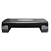 Valor Fitness Aerobic Step, Black/Gray