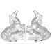 Lalique 1185700 Kazak Serre Livres Horse Rearing Bookends Image