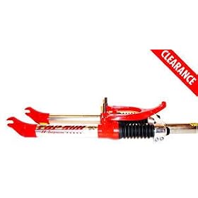 TOP GUN Bankrupt 26" 1 1/8" Ahead Suspension Bike Forks Red