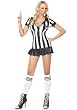 3PC Football Rugby Official Referee Sexy Holiday Party Costume