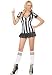 3PC Football Rugby Official Referee Sexy Holiday Party Costume