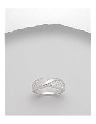 CZ Ring In 92.5 Sterling Silver