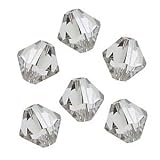 Swarovski Bicones 5301 4mm "Crystal Silver Shade" (50)