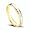 14k Gold Two-Tone Plain Women's Wedding Band 4mm