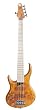 MTD Kingston Bass Guitar Z 5 String, Fretless with Lines, Left-handed, Burled Maple