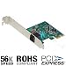 HiRO V.92 56K Internal PCI Express x1 Data Fax Voice Modem (H50197)