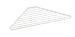 YAMAZAKI home Tower Corner Sink Drainer White