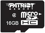 Patriot Signature 16 GB Flash microSDHC Memory Card PSF16GMCSDHC23P