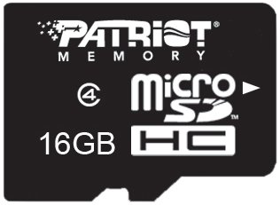 Patriot Signature 16 GB Flash microSDHC Memory Card PSF16GMCSDHC23P