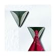 Adhesive Stainless V Towel Grabber set of 2 (Stainless Steel) (1