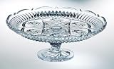 Review Jaf Gifts  / STARLITE CRYSTAL CAKE PLATE - STARLITE 24% CRYSTAL FOOTED CAKE PLATE