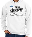 Ford MODEL T RUNABOUT Antique Car Adult Hoody Hoodie Sweatshirt
