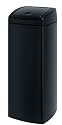 Brabantia Touch Bin Rectangular, Matt Black, 25 Litre