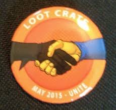 LootCrate Exclusive May 2015 UNITE Pin/ Button
