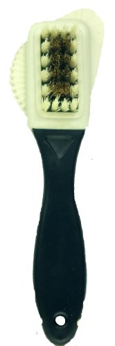 Suede Nubuck Brush Synthetic Brass And Rubber