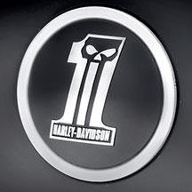 H-D Billet Air Cleaner Medallion Kit Dark- 29902-09