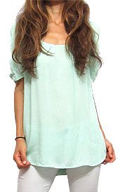 (ジェラ) Jellaバックリボンシフォンプルオーバーブラウス