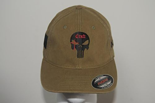L/XL Chris Kyle Olive Green + Black skull Official Cap Hat Craft International American Sniper Navy Seal