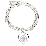 Wincraft Boston Bruins Team Heart Charm Bracelet