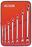 Stanley Proto J1000G-500 7 Piece 12 Point Offset Box Wrench Set