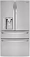 LG LMXS30776S French Door Refrigerator, 30.0 Cubic Feet, Stainless Steel
