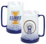 Illinois Fighting Illini Crystal Freezer Mug
