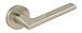 Baldwin 5162031LMR Non-Lacquered Brass Single Left Hand Estate Lever Minus Rosettes