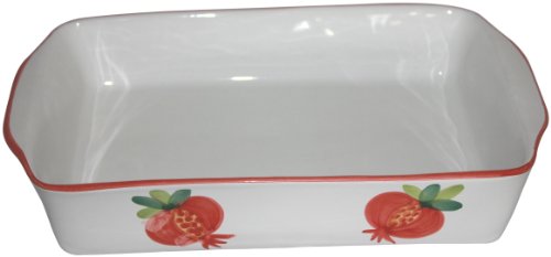 CALECA 447/733 Melograno Rectangular Baking Dish, Large