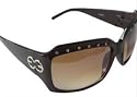 Eterno Designer Sunglasses Package (UV400 lenses) - Style 1842B. Made in Italy. This package includes: Sunglasses, Sunglass Chain Strap, Eyeglass Spray Cleaner, Tool Kit, Micro-fiber Cloth, Leather Hardcover Eyeglass Case. This promotion offers incredible value!
