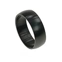 316L Stainless Steel Ring with matte polish Width: 8mm