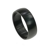 316L Stainless Steel Ring with matte polish Width: 8mm