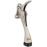 Tenby Easy-Step Door Stops, 4-Inch, Satin Nickel