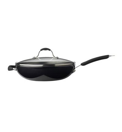 Black Aluminium Wok
