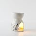 Oil Warmer / Tealight holder / Oil Burner - Charmingly Designed with Asian Grass - Light Diffuser - Decorative Accessory / Zen Home Decor / Table Decoration