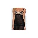 Ed Hardy Tattoo Mesh Lingerie Chemise w/ G-string Thong