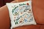 LAKESIDE lake SUMMER retro couch CAMPING Throw PILLOW