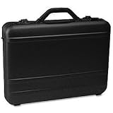 Aluminum Computer Attache - Charcoal Gray