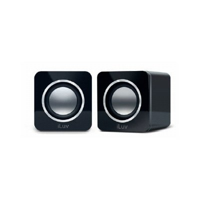iLuv Portable Speakers for Mac/ PC and Laptops (iSP170BLK)
