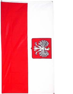 Poland w/ Eagle Flag Polyester 3 ft. x 5 ft.