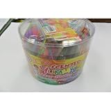 288 Bands Pii Scented Yummy Rubba Bandz Shaped Rubber Bands Bracelets 24 Packs Per Tub with Free Necklace