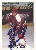 Andrew Brunette, Washington Capitals, 1996 Fleer Rookies Autographed Card