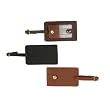 Nappa Snap Luggage Tag [Set of 3] Color: Black
