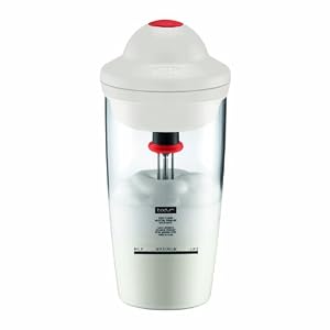 Bodum Latte Battery Operated Milk Frother and Light Mixer with Glass Beaker, 0.2 L,... by 