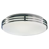 Buy American Fluorescent BBF213SAMV Bilbao Multi-Volt Flush Mount 13-Watt Light, Satin... by American Fluorescent