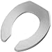Bemis 3L2055T 000 Medic-Aid Plastic 3-Inch Lift Open Front Less Cover Toilet Seat with STA-TITE Commercial Fastening System, Round, White