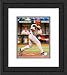 Framed Garrett Anderson Los Angeles Angels Photograph