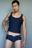 Rufskin Dolphin Tank Top for Men - Navy