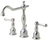 Danze Widespread Lavatory Faucet W/ Lever Handles D304057PNV Polished Nickel PVD