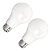 Eiko 09508 - LED9WA19/ADV/840-DIM-G7A 2PK A19 A Line Pear LED Light Bulb